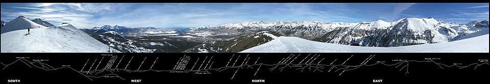 Colorado ski resort scenery