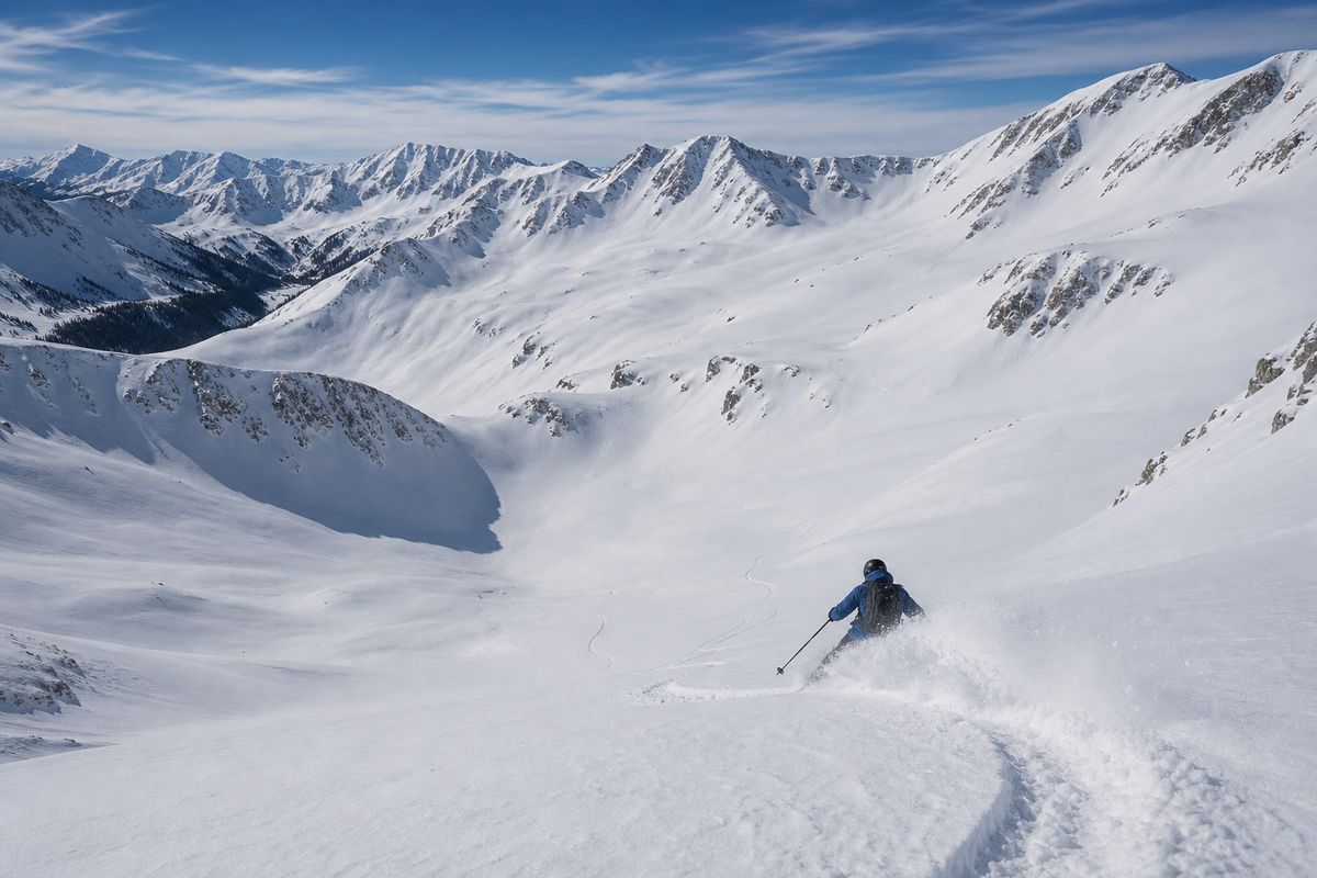 Colorado ski resort scenery